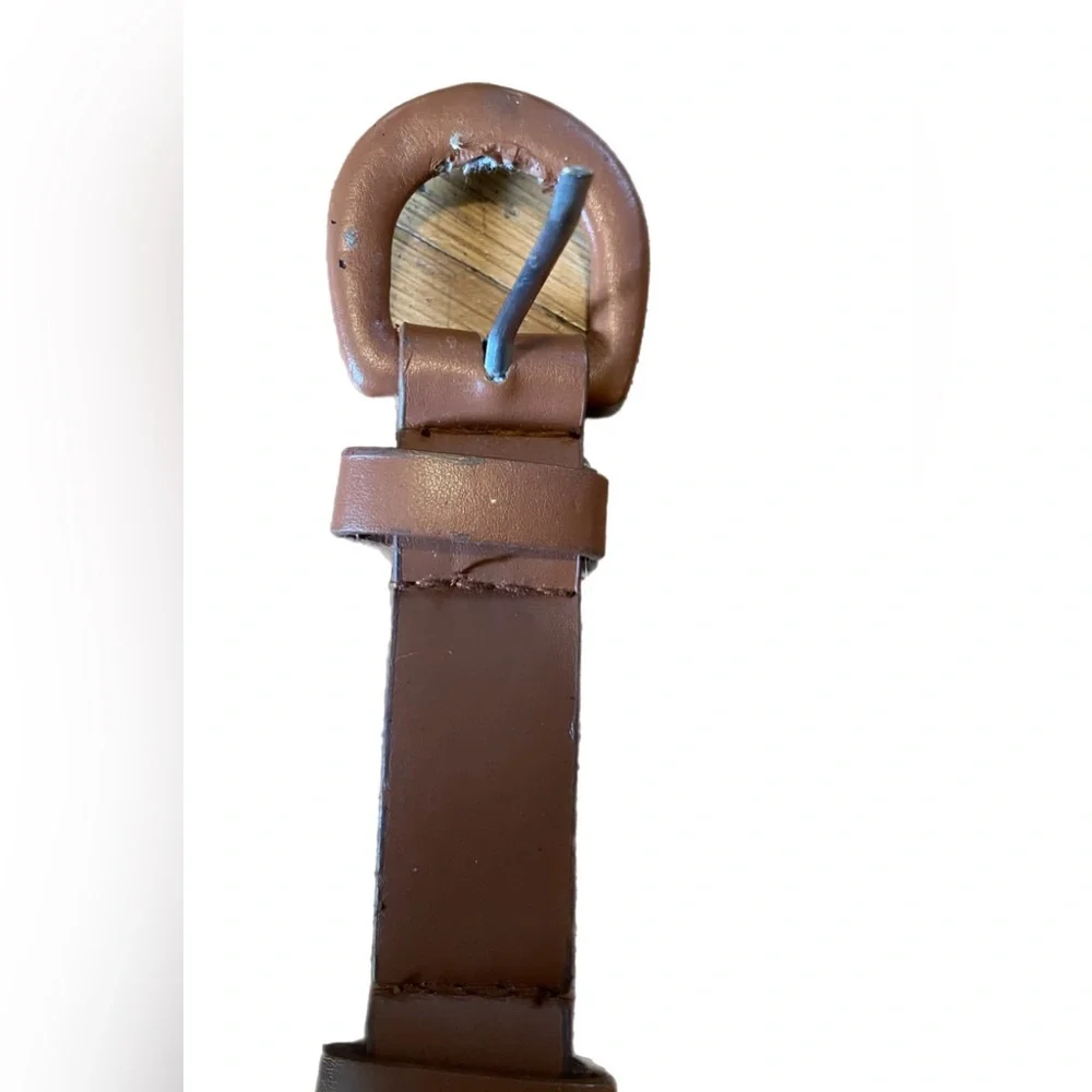 Braided Statement Belt Brown